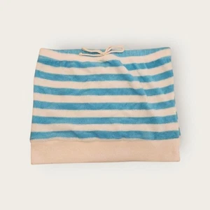 Forever 21 Women's White and Blue Striped Crop-top Vintage Y2k - Picture 1 of 5