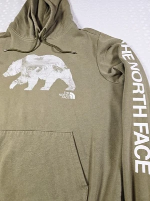 The North Face Mens Bear Mountainscape Hoodie Pullover Sweatshirt Size L - Image 1 of 4