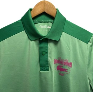 Lacoste Sport Men's Sz Small Green Miami Tennis Open 2025 Performance Polo Shirt - Picture 1 of 7