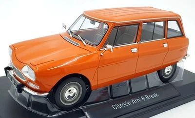 Norev 1/18 Scale Diecast 181674 - Citroen Ami 8 Break 1975 - Tenere Orange - Image 1 of 4