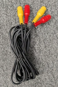 Original Nintendo NES AV Cables OEM Composite RCA Audio Video - Picture 1 of 1