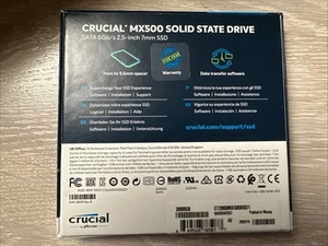 Crucial MX500 2TB 2.5" SATA III Internal SSD (CT2000MX500SSD1) - Bild 1 von 3