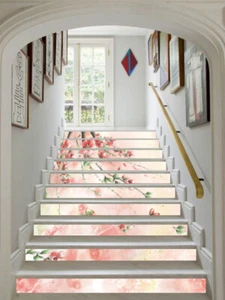 3D Plum Blossom 575NA Stair Risers Decoration Photo Mural Decal Wallpaper Fay - Imagen 1 de 5