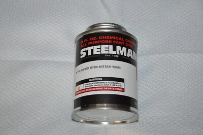 STEELMAN ~ CHEMICAL VULCANIZING CEMENT TIRE REPAIR SEALANT ~ FAST DRY ~ G10105 - Image 1 of 4