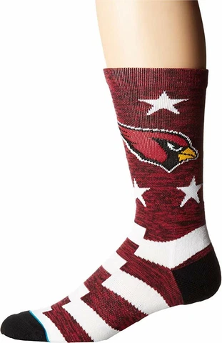 Arizona Cardinals Stance Banner Sock - Mens, Large Cover