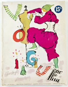 MATISSE Erwin Blumenfeld TOM KEOGH Christian Dior CLOWNS PARIS VOGUE Dec 1947 - Picture 1 of 11