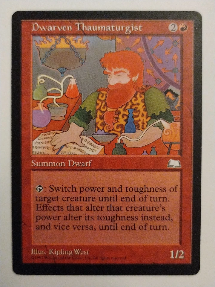 Dwarven Thaumaturgist Weatherlight -NM Near Mint, English MTG Magic Gathering - Image 1 of 1