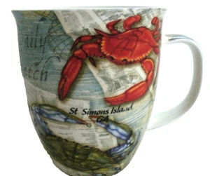 CRABS~Daily Catch~CAPE SHORE~St.Simons Island~GA~Ceramic~SOUVENIR MUG~4.5" x4"EC - Picture 1 of 13