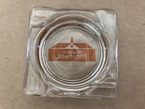 Vintage HOWARD JOHNSON'S HOJO Restaurant Glass Ashtray pyro - Picture 1 of 6
