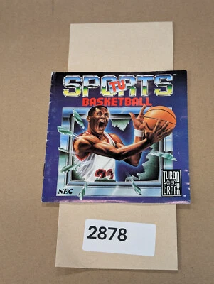TV Sports Basketball - Turbo Grafx - Manual Only **NO GAME! - Image 1 of 4