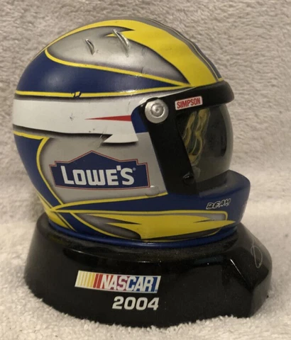 2004 JG Motorsports Nascar Jimmie Johnson Lowes Snow Globe Helmet Cover