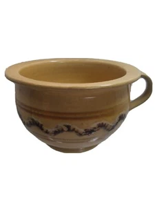 Antique Earth Worm Mocha Ware Chamberpot ~Rare - Picture 1 of 12
