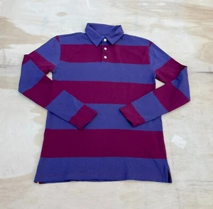 Crewcuts Kid's Multicolor Striped Collared Long Sleeve Sweater Shirt, Size 14 - Picture 1 of 4