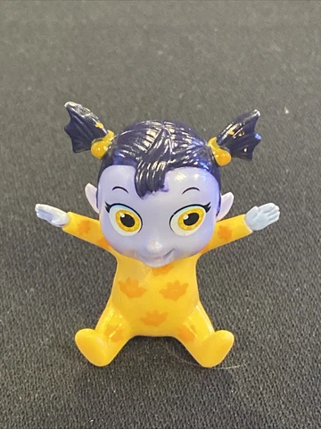 RARE Disney Jr Vampirina Baby Cousin Nosferatu Nosy Hauntley 2" PVC Toy Figure Cover