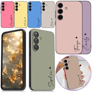 Custodia telefono personalizzata colore puro per Samsung Galaxy S25 S22 S23 S24 FE cover stampata - Foto 1 di 55