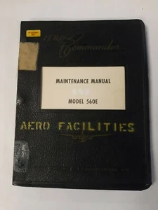 Aero Commander Model 560E Maintenance Manual 1 January 1958 - Picture 1 of 12