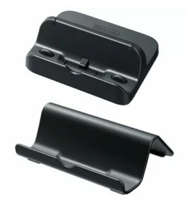 Set culla supporto gamepad originale ufficiale Nintendo Wii U - Nero - Foto 1 di 3