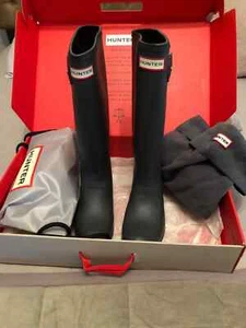 Hunter Original Tall Rain BOOT Black 6 US / 37 EU - Picture 1 of 6