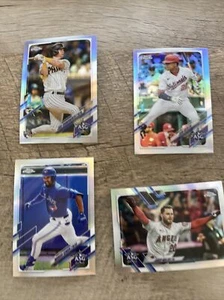2021 Topps Chrome Update ASG Insert LOT!! Cronenworth - Soto - Semien - Walsh - Picture 1 of 5