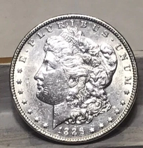1886 Stempelglanz Morgan Silber Dollar besseres Datum sieht gut aus Kostenloser Versand O - Bild 1 von 2