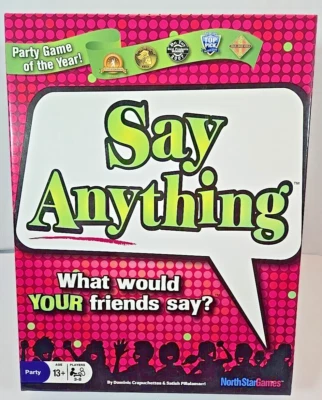 Northstar Games SAY ANYTHING Board Game 3+ Players Youth Party Game Ages 13+ - Image 1 of 4