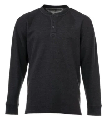 RedHead® Thermal Henley Long-Sleeve Shirt for Men Size 2XL NWT Charcoal - Image 1 of 4