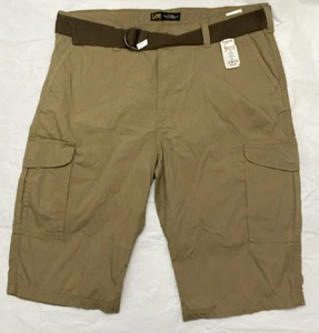 Lee 15" Cargo Shorts Men’s Size 40 Beige Belted NWOT - Picture 1 of 5
