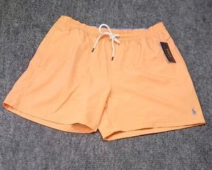 Polo Ralph Lauren Men's Traveler Swim Trunks Polyester Orange size 2XL MSRP $85 - Picture 1 of 7