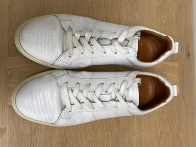 whistles flat white leather trainer - Image 1 of 4