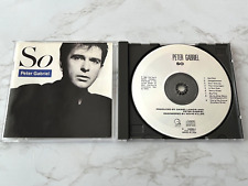 Peter Gabriel So CD 1ST USA PRESS! Geffen 9 24088-2 Sledgehammer, Genesis OOP!