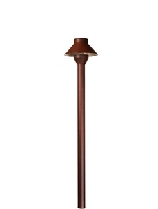 Landscape Low Voltage - Small Hat Path Light New Pack of 4 (RUST) - Picture 1 of 5