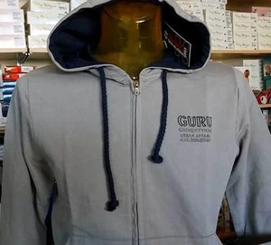 Men's Sweatshirt Guru Open Zip, with Logo Embroidered, Pockets Hood Art. G991068 - Picture 1 of 3