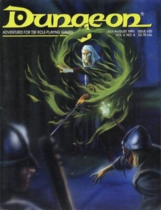 DUNGEON MAGAZINE #30 EXC+! Complete TSR Dungeons Dragons D&D Module Adventure - Picture 1 of 2