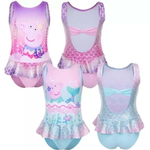 Niñas Niños Peppa Pig Disfraz de Natación Traje de Baño Edad 2-6 años  - Imagen 1 de 3