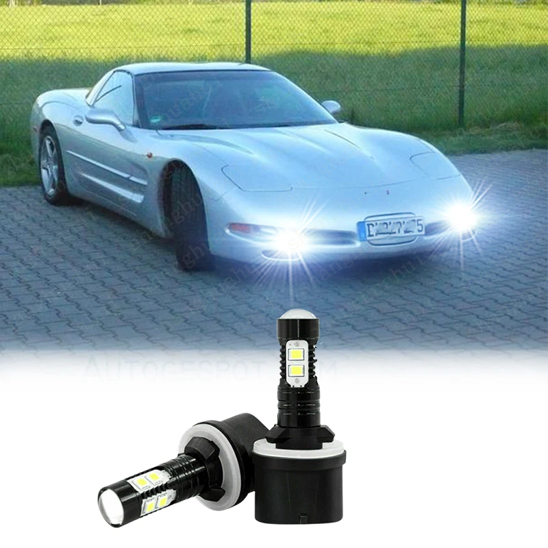2x PARA 1997-2004 c5 Corvette HID LED SUPER BRILLANTE Kit de bombillas de conversión de luz antiniebla Foto 1 de 4