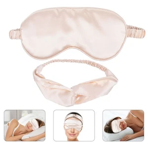 Conjunto de bolsa de diadema para máscara de ojos Miss Hair Dressing Cover máscaras de satén para dormir - Imagen 1 de 12