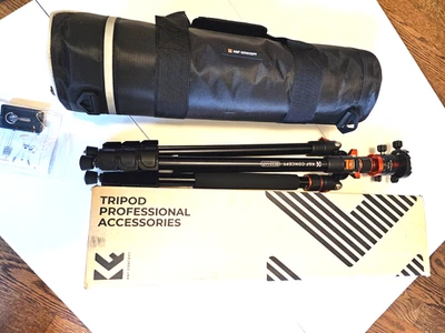 K&F Concept O234A7 - 78in Tripod Compact Aluminum W/ 360 Degree Ball Head  NIB - Image 1 of 4