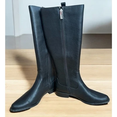Calvin Klein Women's Talloria Knee High Boots Black - 6M - New In Box - Image 1 of 4