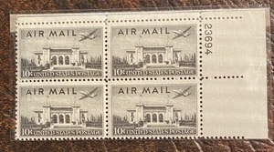 U.S. SCOTT #C34 Plate Block - **MNH** - Picture 1 of 1