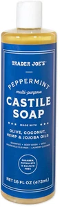 Trader Joe’s 16 Fl Oz Multi-Purpose Peppermint Castille Soap - Bild 1 von 2