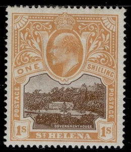 ST. HELENA EDVII SG59, 1s brown & brown-orange, M MINT. Cat £30. - Picture 1 of 1