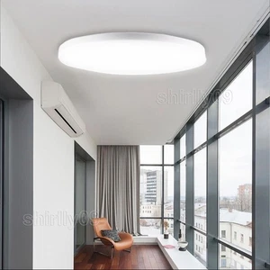 LED Deckenlampe Deckenleuchte Panel Schlafzimmer Wohnzimmer Bad Flur lampe IP44 - Bild 1 von 46