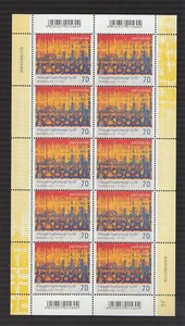 Germany 2018  Microworlds  Liquid crystal display LCD  Stamps Sheet of 10 MNH - Picture 1 of 1