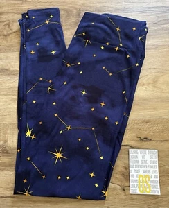 NEW RELEASE LuLaRoe OS One Size Leggings Beautiful Constellation Star Print New - Picture 1 of 2