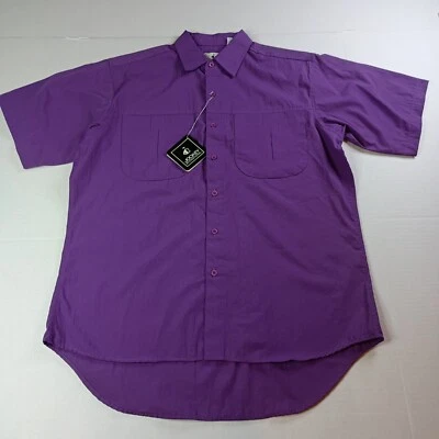 Vintage Jockey Shirt Men's M Medium Purple Button Up Short Sleeve - Image 1 of 4