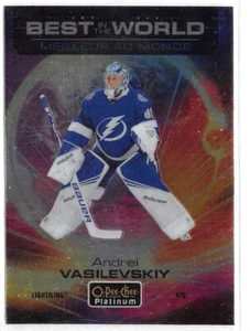 2020-21 O-Pee-Chee Platinum Best in the World #BW15 Andrei Vasilevskiy - Picture 1 of 2