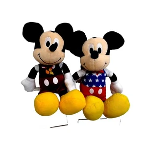 Colecciones de peluche patriótico y otoño de 10" de Disney Mickey Mouse de pies grandes pequeños - Imagen 1 de 11