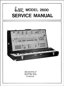 ARP 2600 Service Manual Repair Schematic Diagram Schaltplan Schaltplan PDF - Bild 1 von 8