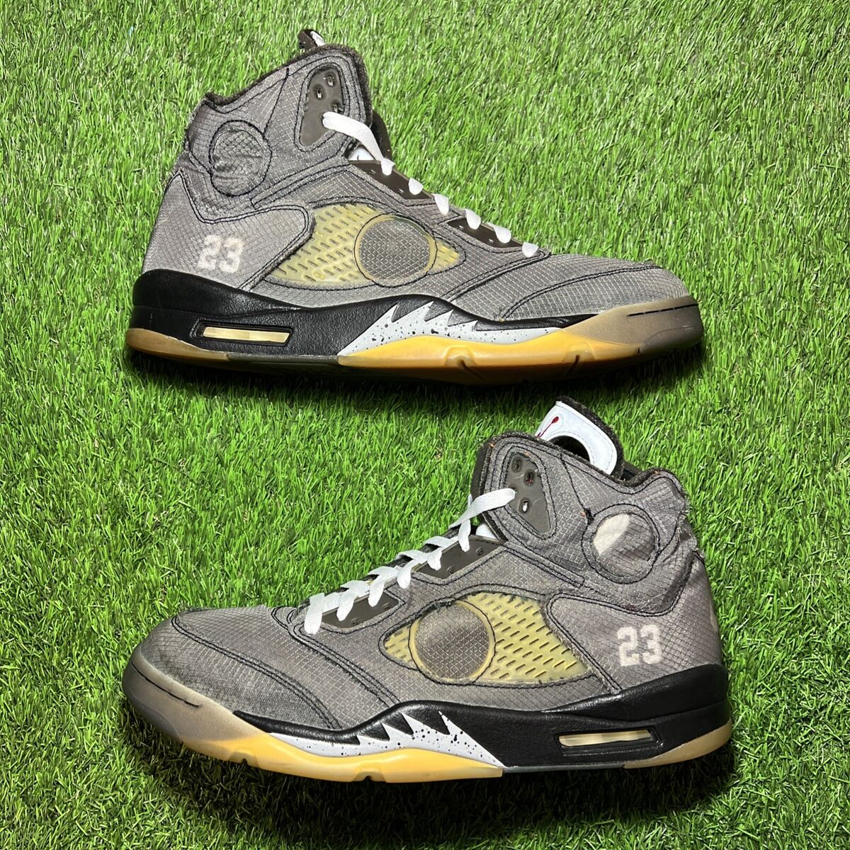 Jordan 5 Retro SP x Off-White Mid Muslin for Sale Jordan 5 Retro SP x Off-White Mid Muslin for Sale