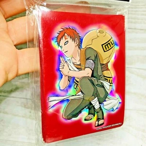 Naruto Gaara 40x Holographic Red Anime Trading Card Sleeves TCG CCG Pack 2002 - Picture 1 of 4